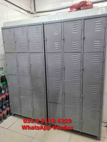 Roupeiro Escaninho para Funcionários 12 Portas Novo Frete Gratis para Belo Horizonte Minas Gerais 757582