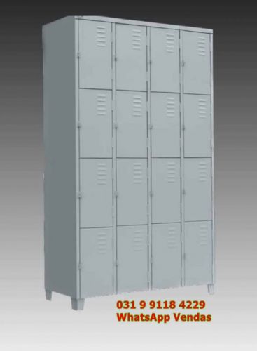 Roupeiro para Vestiário Empresa Funcionários Com 16 Portas Novo e Com Entrega Grátis para Bh Minas Gerais 762581