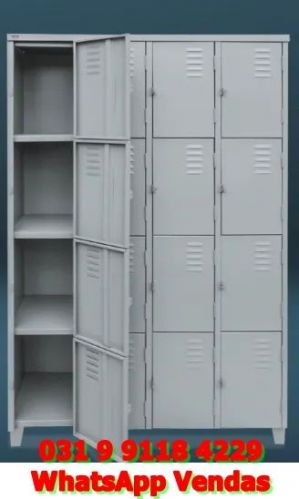 Roupeiro para Vestiário Empresa Funcionários Com 16 Portas Novo e Com Entrega Grátis para Bh Minas Gerais 762582