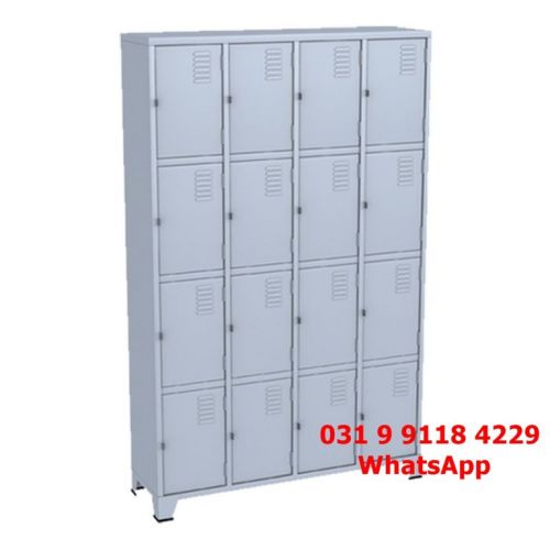 Roupeiro para Vestiário Empresa Funcionários Com 16 Portas Novo e Com Entrega Grátis para Bh Minas Gerais 762587
