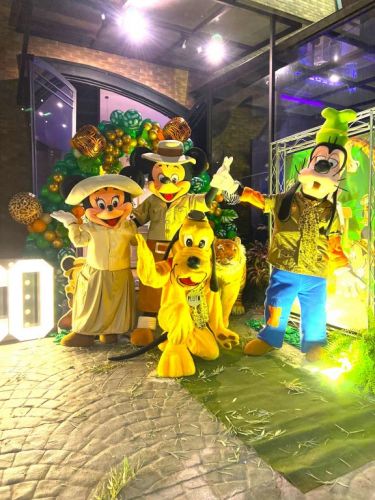 Safari Mickey personagem vivo cosplay Festa infantil 787205