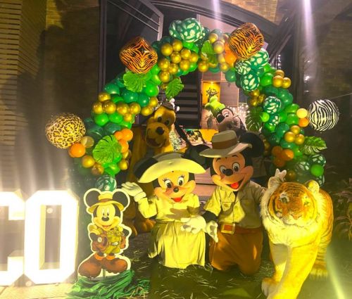 Safari Mickey personagem vivo cosplay Festa infantil 787209