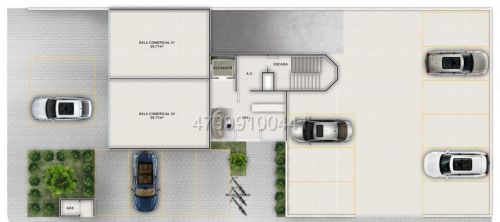 Sala Comercial à Venda em Bombas  - Esquina Exclusiva entre Fragata e Falcão 748878