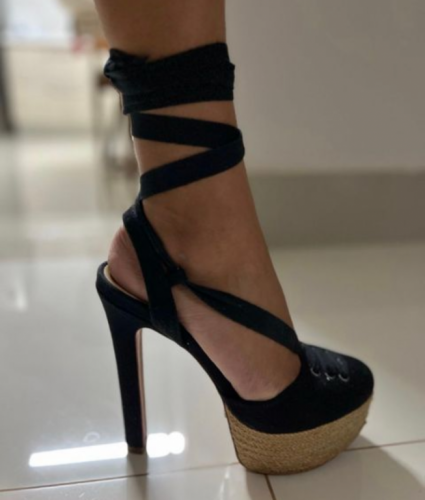 Sandália Schutz Amarração Preta 746143
