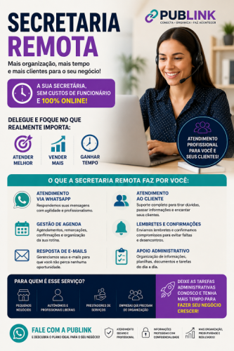 Secretária Virtual para Atendimento pelo Whatsapp 786199