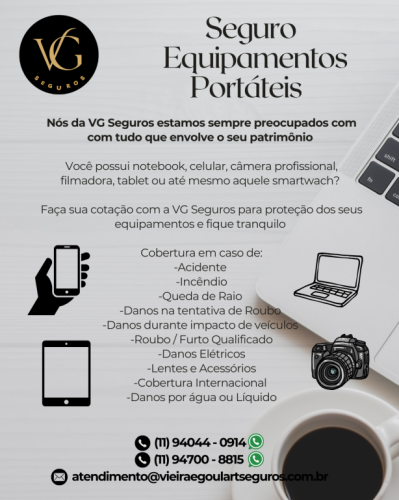 Seguro de Equipamentos Portáteis  758878