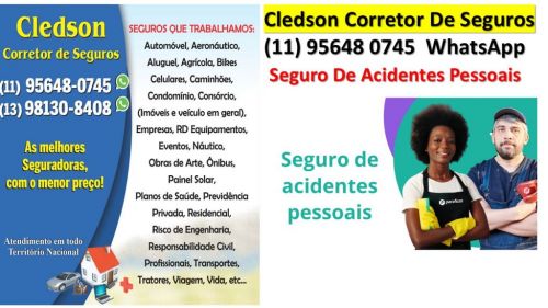 Seguro De Vida  Seguro Funeral .acidentes Pessoais  754877