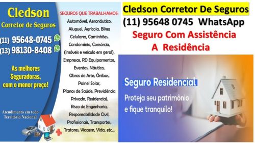 Seguro Residencial  Condominio Com Assistencia 24 Horas  754852
