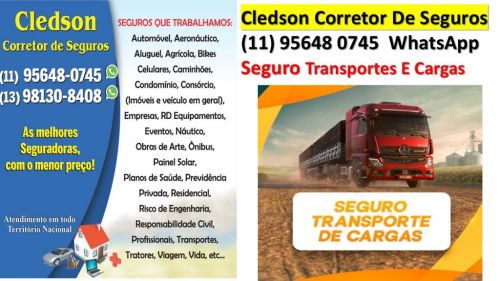 Seguro Transportes  Cargas  Terrestres  Maritimo  Aeronautico  754847