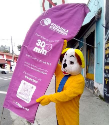 locutor e personagem ação promocional  Pet shops   e lojas 755014