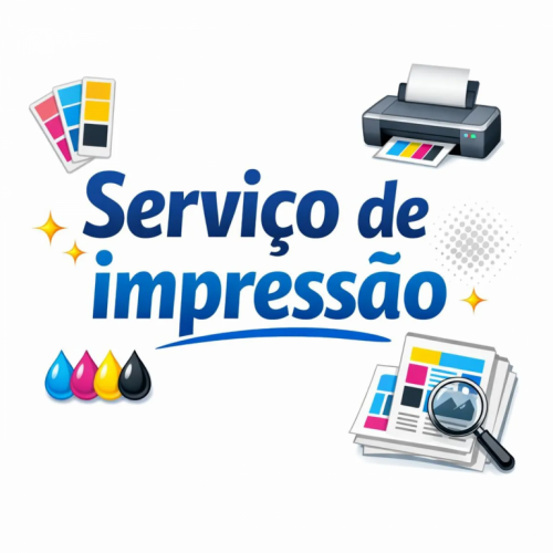 Serviço Impressão Digital Color e Preto 777315