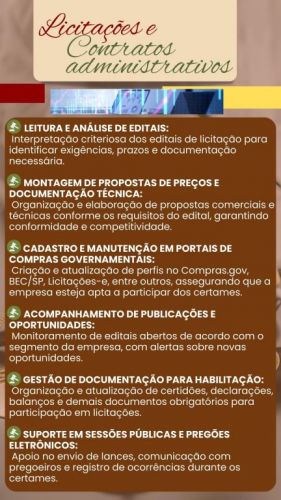 Serviços Administrativos e Financeiros para o seu negócio 757782