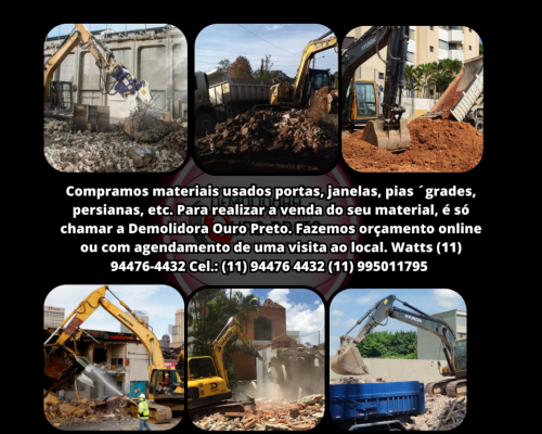 Serviços profissionais de demolição na Grande São Paulo 674505