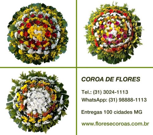 Sete Lagoas Mg floricultura entrega coroas de flores em Sete Lagoas Coroas velório cemitério Sete Lagoas Mg 699775