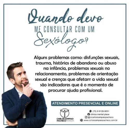 Sexólogo  Feira De Santana Ba 75991269051 whatsapp Presencial e  Online 778177