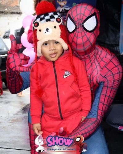 Show Cover Homem Aranha e Gwen Stacy no seu evento 11 97798-3712  761985