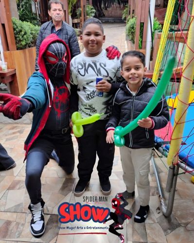 Show Cover Homem Aranha Miles Morales no seu evento 11 97798-3712  761981