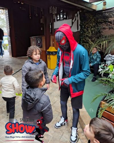 Show Cover Homem Aranha Miles Morales no seu evento 11 97798-3712  761982