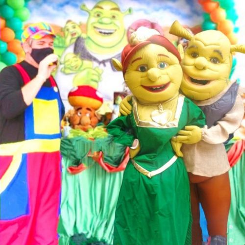 Shrek e Fiona cover personagens vivos festa infantil 603548