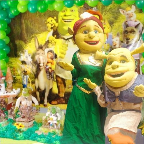 Shrek e Fiona cover personagens vivos festa infantil 603552