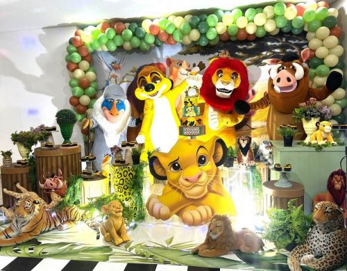Simba Rei Leão Timão Pumba personagens vivos 738377