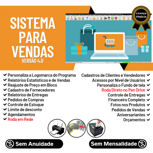 Sistema Controle de Estoque Pedido de Vendas e Financeiro v4.0 Plus - Fpqsystem 659651