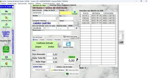 Sistema de Controle de Estacionamento 777099