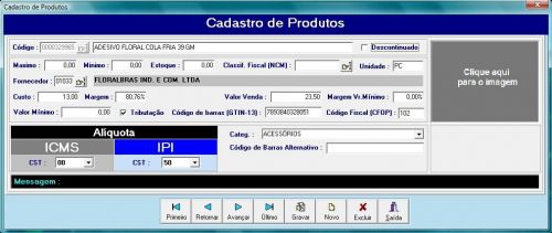 Sistema de Controle de Estoque com Gráficos de Compras e Vendas 762225 Sistema de Controle de Estoque com Gráficos de Compras e Vendas 762225