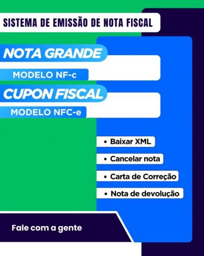 Sistema emissor de nota fiscal online para Mei e Pmes e Empresas Goiânia Go 756055