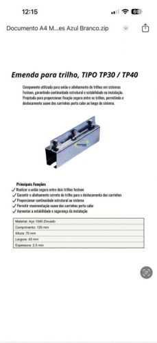 Sistema Festoon para movimentação de cabo chato e redondo  777269