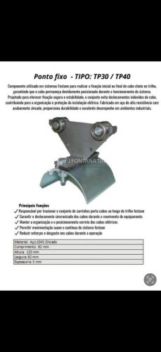 Sistema Festoon para movimentação de cabo chato e redondo  777270