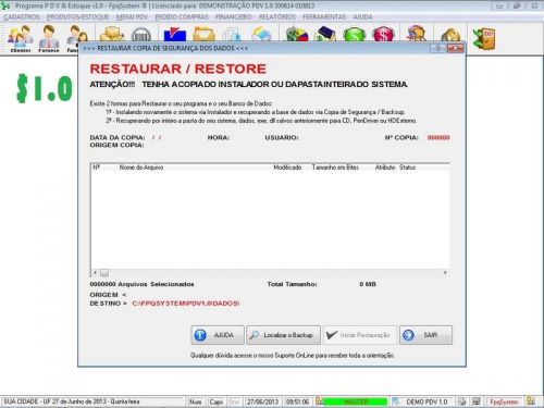 Sistema Loja de Suplementos Pdv Frente de Caixa para Tabacaria com Estoque e Financeiro v1.0 - Fpqsystem 658266