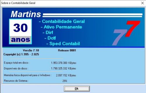 Sistema Martins Contabilidade Geral 759940