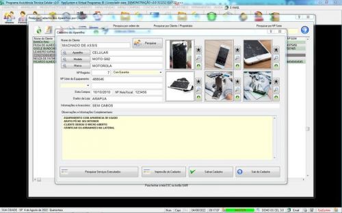 Sistema Ordem de Serviço Assistência Técnica Celular v3.0 - Fpqsystem 660709