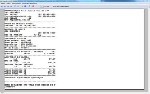 Sistema Ordem de Serviço Assistência Técnica Celular v3.0 - Fpqsystem 660718