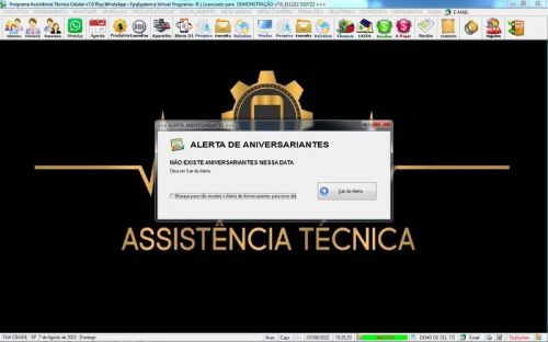 Sistema Ordem de Serviço Assistência Técnica Celular Vendas Financeiro Estatística v7.0 Plus  Whatsapp - Fpqsystem 660556