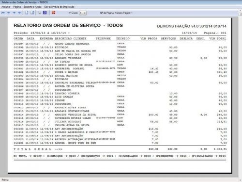 Sistema Ordem de Serviço Assistência Técnica Vendas e Financeiro v4.0 - Fpqsystem 660199