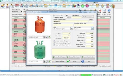 Sistema ordem de serviço de refrigeração com Vendas Financeiro e Mensagem v5.0 - Fpqsystem 660023