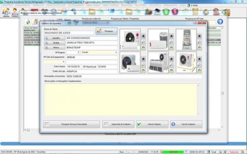 Sistema ordem de serviço de refrigeração com Vendas Financeiro e Mensagem v5.0 - Fpqsystem 660027