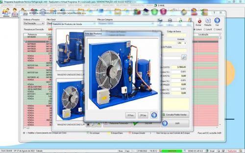Sistema ordem de serviço de refrigeração com Vendas v4.0 - Fpqsystem 659878