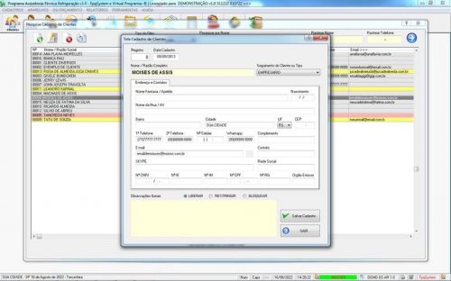 Sistema ordem de serviço de refrigeração v1.0 - Fpqsystem 659823