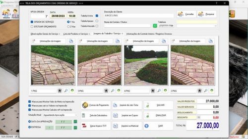 Sistema Ordem de Serviço Marmoraria  Vendas  Financeiro v6.8 Whatsapp 682929