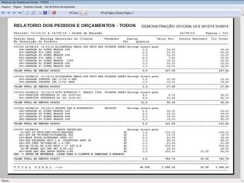 Sistema Ordem de Serviço para Oficina Mecânica com Vendas Estoque e Financeiro v4.0 - Fpqsystem 660399