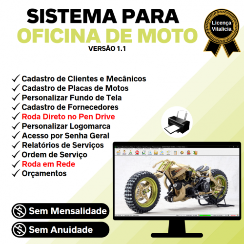 Sistema Ordem de Serviço para Oficina Mecânica de Moto v1.1 - Fpqsystem 661046