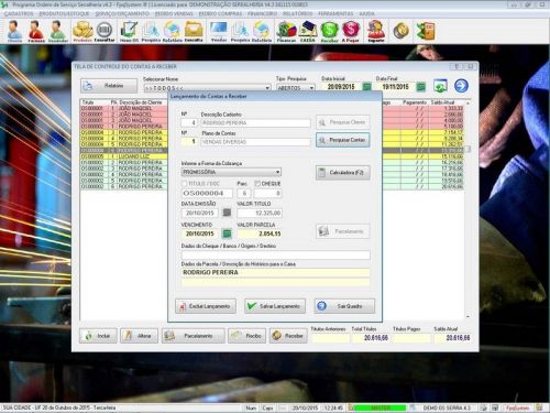 Sistema Ordem de Serviço Serralheria com Vendas e Financeiro v4.3 - Fpqsystem 682341