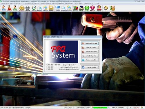 Sistema Ordem de Serviço Serralheria com Vendas e Financeiro v4.3 - Fpqsystem 682346