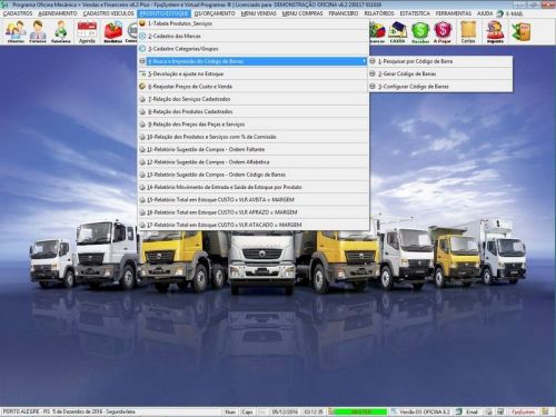 Sistema Os Oficina Mecânica Caminhão com Check List Vendas Estoque e Financeiro v6.2 Plus - Fpqsystem 661118