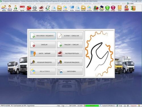 Sistema Os Oficina Mecânica Caminhão com Check List Vendas Estoque e Financeiro v6.2 Plus - Fpqsystem 661131