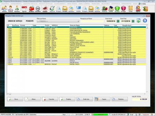 Sistema Os Oficina Mecânica com Check List Vendas Estoque e Financeiro v6.0 Plus  Whatsapp - Fpqsystem 660321