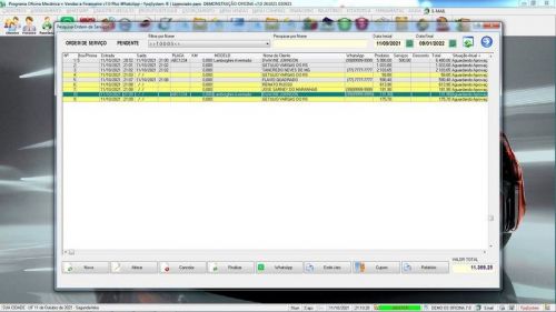 Sistema Os Oficina Mecânica com Check List Vendas Estoque e Financeiro v7.0 Plus  Whatsapp via Os - Fpqsystem 660278